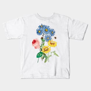 Bee-utiful Flowers Kids T-Shirt